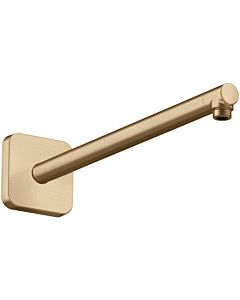 hansgrohe Brausearm 26967140 390mm, eckig, brushed bronze