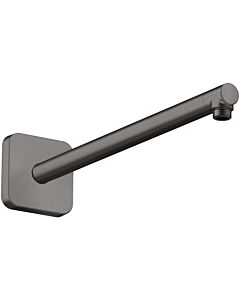 hansgrohe shower arm 26967340 390mm, angular, brushed black chrome