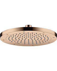 hansgrohe Axor overhead shower 35381300 ceiling or wall mounting, 245mm, 1jet, polished red gold