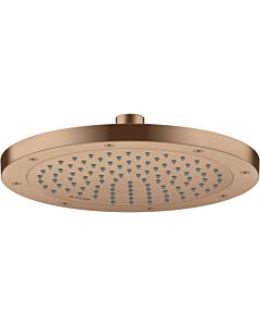 hansgrohe Douche de tête Axor 35381310 montage au plafond ou au mur, 245 mm, 1jet, or rouge brossé
