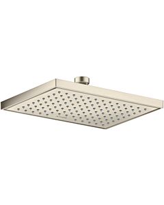 hansgrohe Axor Kopfbrause 35374820 Decken- oder Wandmontage, 245x185mm, 1jet, brushed nickel
