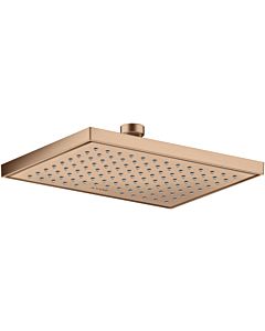 hansgrohe Axor Kopfbrause 35387310 Decken- oder Wandmontage, 245x185mm, 1jet, brushed red gold