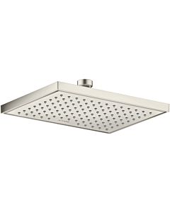 hansgrohe Axor head shower 35374800 ceiling or wall mounting, 245x185mm, 1jet, stainless steel look