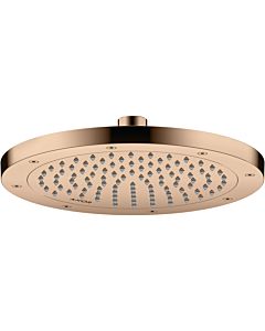 hansgrohe Douche de tête Axor 35389300 montage au plafond ou au mur, 245 mm, 1jet, or rouge poli