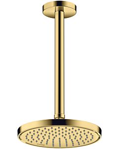 hansgrohe Axor ceiling connector 26433990 300mm, round, polished gold optic