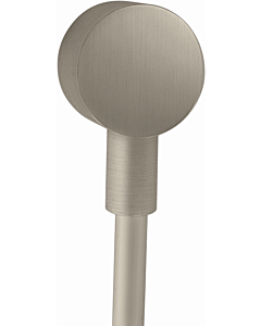 hansgrohe Axor raccord de tuyau 27451820 rond, avec clapet anti-retour, nickel brossé