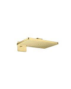 hansgrohe Axor overhead shower 35275950 with shower arm, rosette, brushed brass
