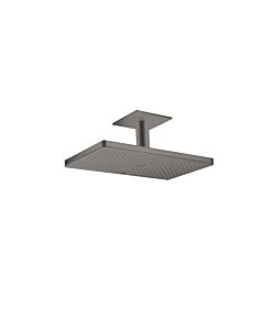 hansgrohe Axor overhead shower 35277340 with ceiling connection, brushed black chrome