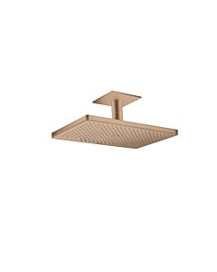hansgrohe Axor Kopfbrause 35279310 mit Deckenanschluss, brushed red gold