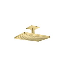 hansgrohe Axor overhead shower 35279950 with ceiling connection, brushed brass