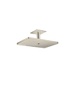 hansgrohe Douche de tête Axor 35281820 avec raccordement au plafond, nickel brossé