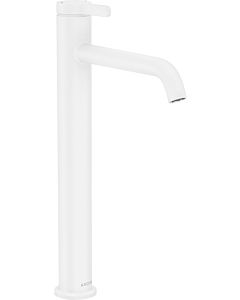 hansgrohe Axor One Waschtischarmatur 48002700 Ausladung 180mm, unverschließbare Ablaufgarnitur, mattweiß