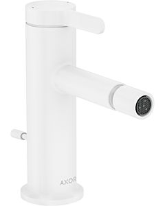 hansgrohe Axor One raccord de bidet 48210700 saillie 113mm, avec tirette garniture de vidange , blanc mat