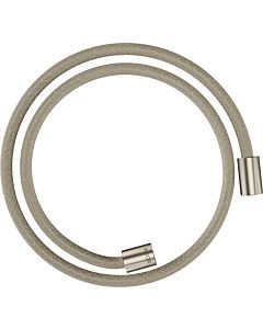 hansgrohe Textilbrauseschlauch 28228820 1250 mm, Mutter beidseitig zylindrisch, brushed nickel