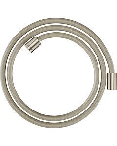 hansgrohe Textilbrauseschlauch 28261820 1600 mm, Mutter beidseitig zylindrisch, brushed nickel