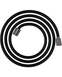 hansgrohe Textilbrauseschlauch 28290340 2000 mm, Mutter 1x konisch, 1x zylindrisch, brushed black chrome