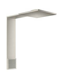 hansgrohe ShowerComposition shower module 12594800 250x250mm, wall mounting, 2jet, with shoulder shower, stainless steel look