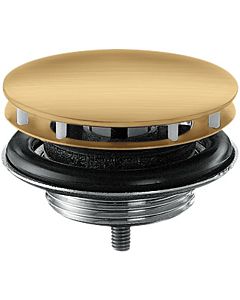 hansgrohe drain fitting 51301250 not lockable, for wash basins, brushed gold optic