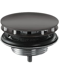 hansgrohe garniture de vidange 51301340 non verrouillable, pour lavabo, chrome noir brossé