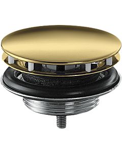 hansgrohe garniture de vidange 51301990 non verrouillable, pour lavabo, optique or poli