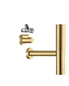hansgrohe Flowstar design siphon set 51304250 G 2000 2000 /4, brushed gold optic