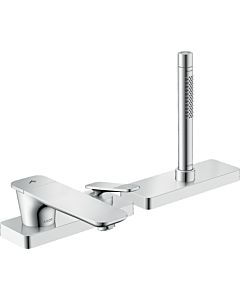 hansgrohe Axor Citterio C 3-hole single-lever bath rim mixer 49431000 cubic cut, chrome, projection 155mm