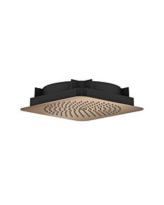 Pommeau de douche Hansgrohe AXOR Citterio C 28814300 270 1 jet PowderRain, finition plafond or rose poli