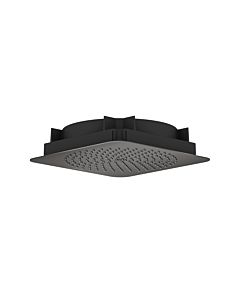 hansgrohe Axor Citterio C overhead shower 28815330 270 1j EcoSmart PowderRain, ceiling polished black chrome