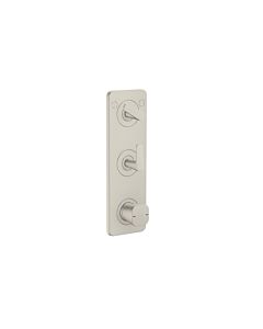 hansgrohe Axor Citterio C Thermostat Module 380/120, 49700800 flush-mounted, 2 Verbraucher , stainless steel look