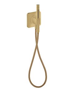 hansgrohe Axor Citterio C Porter unit 49626250 120/120 softsquare, with hand shower 2jet, Brushed Gold Optic
