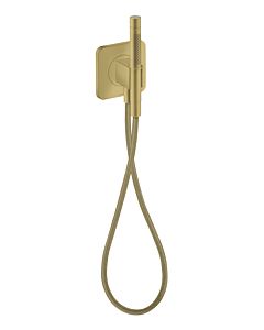 hansgrohe Axor Citterio C Portereinheit 49626950 120/120 softsquare, mit Stabhandbrause 2jet, Brushed Brass