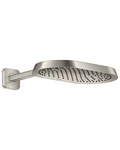 hansgrohe Axor ShowerSphere Kopfbrause 39748800 370x220mm, mit Brausearm, 1jet, 11,2 l/min, Edelstahl Finish