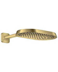 hansgrohe Axor ShowerSphere Kopfbrause 39749950 370x220mm, mit Brausearm, 1jet, brushed brass