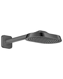 Douche de tête Hansgrohe Axor ShowerSphere 39754330 250 x 160 mm, avec bras de douche, 1 jet, 10,5 l/min, chrome noir poli