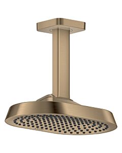 hansgrohe Axor ShowerSphere overhead shower 39771140 250x160mm, 1 jet, 6 l/min, ceiling connection, brushed bronze