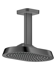 hansgrohe Axor ShowerSphere overhead shower 39763330 250x160mm, 1 jet, 12 l/min, ceiling connection, polished black chrome