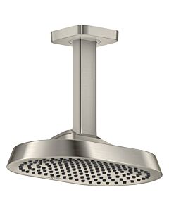hansgrohe Axor ShowerSphere overhead shower 39763800 250x160mm, 1 jet, 12 l/min, ceiling connection, stainless steel finish