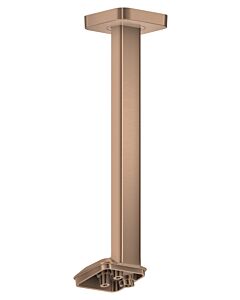 hansgrohe Axor ShowerSphere Deckenanschluss 39768310 300mm, für Kopfbrause 2jet, brushed red gold