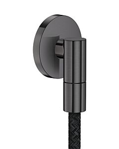 Raccord mural AXOR hansgrohe 36737340 rond G1/2&quot; Chrome noir brossé