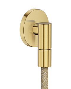 Raccord mural AXOR hansgrohe 36737950 rond G1/2&quot; laiton brossé