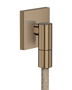 hansgrohe AXOR Wandanschluss 36738140 eckig G1/2" Brushed Bronze