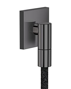 hansgrohe AXOR wall connection 36738330 square G1/2&quot; Polished Black Chrome