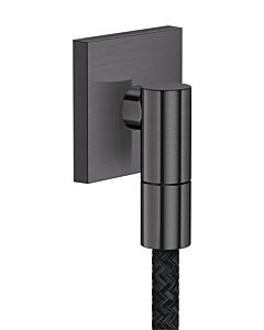 hansgrohe AXOR wall connection 36738340 square G1/2&quot; Brushed Black Chrome