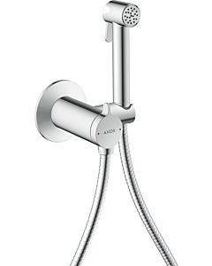 hansgrohe AXOR Bidette Showers Bidette Duschkopf 29242000 1 Strahlart rund für Mischwasser mit Duschkopfhalterung und Duschschlauch 1,25 m, Chrom