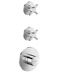hansgrohe AXOR One thermostat module 48712000 concealed, 2 Verbraucher , with cross handle, chrome