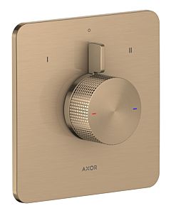 Mitigeur AXOR hansgrohe Citterio C 49451140, encastré, 2 Verbraucher , coupe cubique, bronze brossé