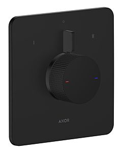 Mitigeur AXOR hansgrohe Citterio C 49451670, encastré, 2 Verbraucher , coupe cubique, noir mat