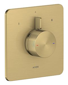 hansgrohe AXOR Citterio C mixer 49451950 trim set, concealed installation, Cubic cut, 2 Verbraucher , brushed brass