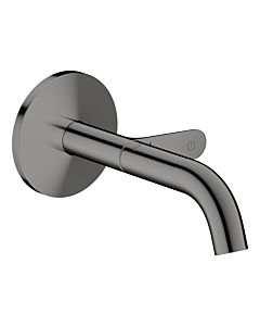 hansgrohe AXOR One mitigeur lavabo 48180330 Encastré pour montage mural Select avec bec 160 mm, chrome noir poli