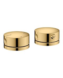 hansgrohe AXOR One 2-Loch Wannenrandarmatur 48470990 mit Thermostat, polished gold optic